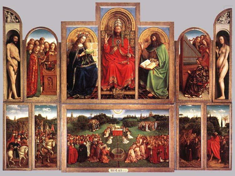Jan Van Eyck The Ghent Altarpiece china oil painting image